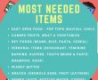 Food Drive Items Stereo Brewing